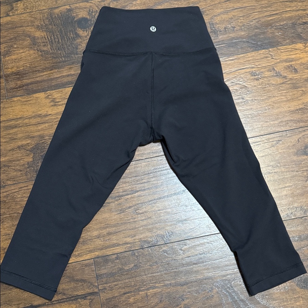 lululemon athletica Jet Black High-Waist Capris